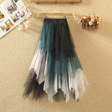 Fashion Irregular With Personality Tulle Skirt Women - Things and what not