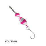 Twisted Metal Trout Fishing Spoon Lures Jigging Baits
