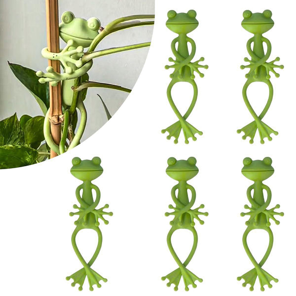 Frog Plant Stand, Green Frog Plant Bracket, - Things and what not