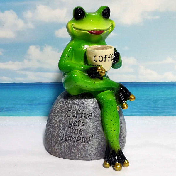 Frog Statue Figurine Garden - Things and what not