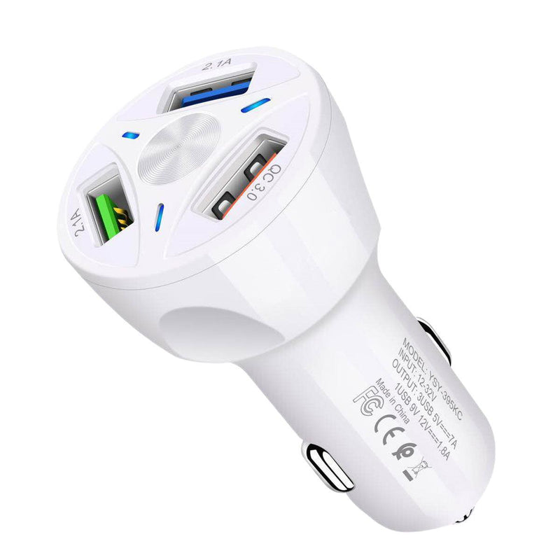 Fast Charge Car Charger One For Four Car Mobile Phone Charger Car Charger - Things and what not