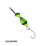 Twisted Metal Trout Fishing Spoon Lures Jigging Baits
