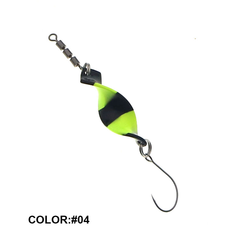 Twisted Metal Trout Fishing Spoon Lures Jigging Baits