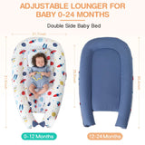 Baby's Crib pure Cotton Sleeve , High-grade Memory Foam, Inner Core, Detachable, Easy To Clean, Easy To Carry - Things and what not