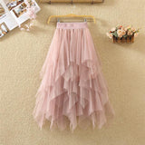 Fashion Irregular With Personality Tulle Skirt Women - Things and what not