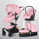 High Landscape Baby Stroller 360-degree Rotation 3-in-1 Basket Foldable - Things and what not