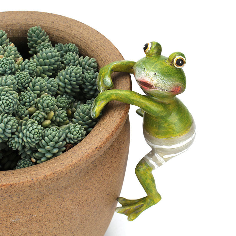 Frog potted ornament - Things and what not