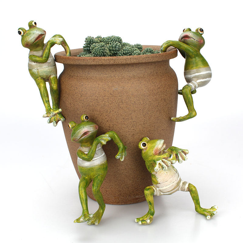 Frog potted ornament - Things and what not