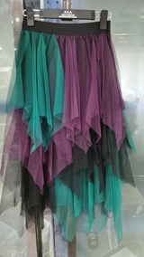 Fashion Irregular With Personality Tulle Skirt Women - Things and what not