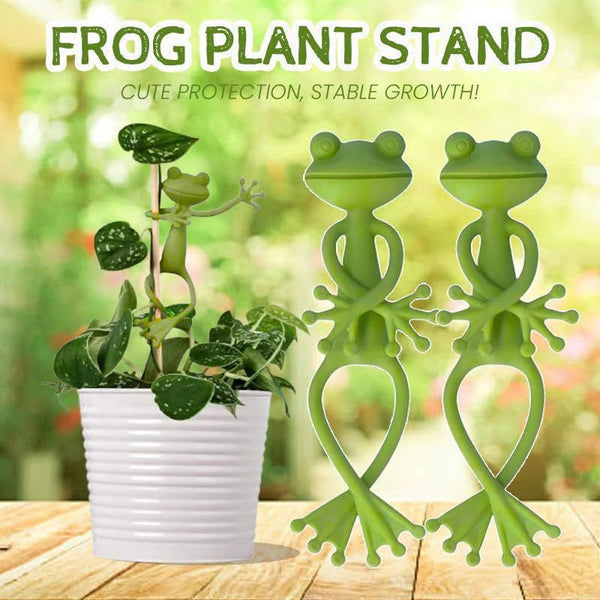 Frog Plant Stand, Green Frog Plant Bracket, - Things and what not