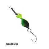 Twisted Metal Trout Fishing Spoon Lures Jigging Baits