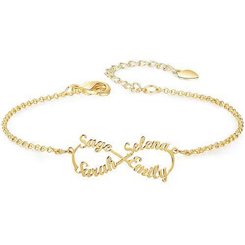 Personalized Creative Stainless Steel Custom Cut Name Bracelet - Things and what not