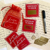 Love Scratch-off Custom DYI Gift 2024 Valentine's Day Scratch-off - Things and what not