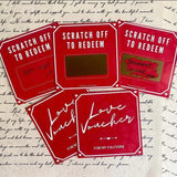 Love Scratch-off Custom DYI Gift 2024 Valentine's Day Scratch-off - Things and what not