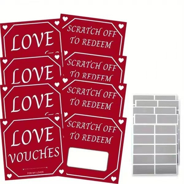 Love Scratch-off Custom DYI Gift 2024 Valentine's Day Scratch-off - Things and what not