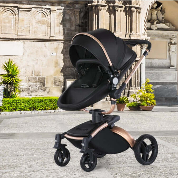 High Landscape Baby Stroller 360-degree Rotation 3-in-1 Basket Foldable - Things and what not