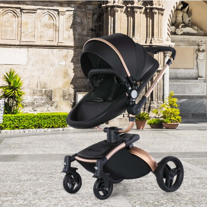 High Landscape Baby Stroller 360-degree Rotation 3-in-1 Basket Foldable - Things and what not