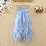 Fashion Irregular With Personality Tulle Skirt Women - Things and what not