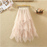 Fashion Irregular With Personality Tulle Skirt Women - Things and what not