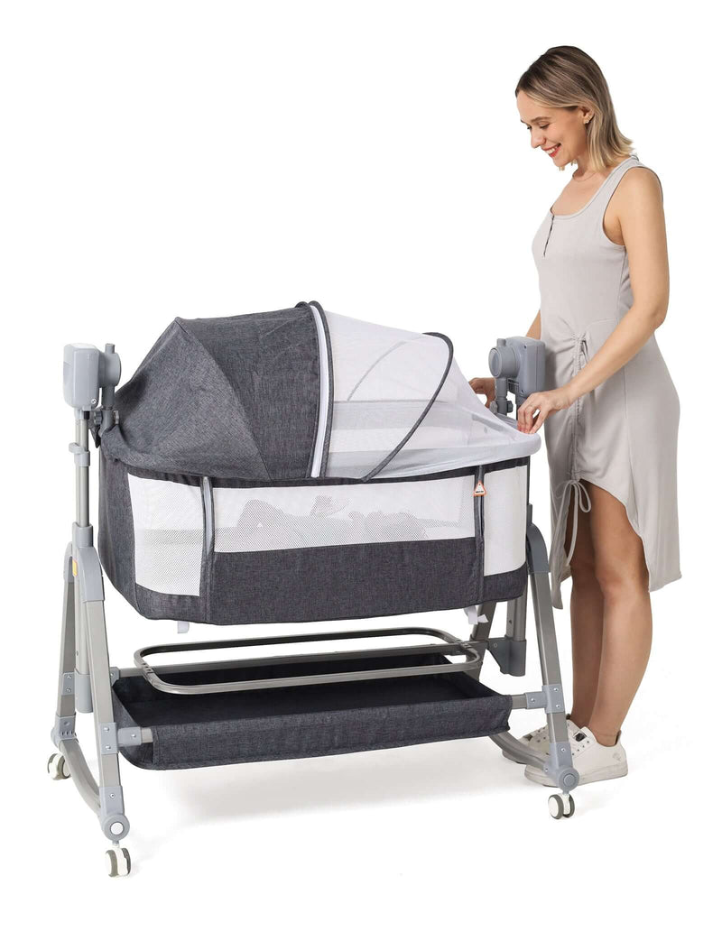 Baby Multi-functional Electric Shaker Rocking Chair, Newborn Intelligent Coaxing Baby, Bedside Bed, Bass Basket - Things and what not