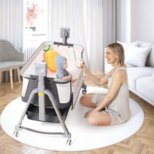Baby Multi-functional Electric Shaker Rocking Chair, Newborn Intelligent Coaxing Baby, Bedside Bed, Bass Basket - Things and what not